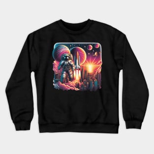 Astronauts Galore Crewneck Sweatshirt